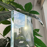 Vidrio Templado SGCC de 6 mm, 8 mm, 10 mm y 19 mm, Vidrio Templado Starphire con Bajo Contenido de Hierro para Construcción