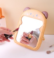 Miroir mural décoratif personnalisé en forme de chat en verre pour table, mignon et kawaii, pour la chambre des femmes, utilisation sur bureau