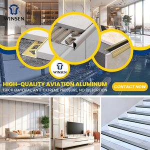 Profilé de finition pour carrelage Trim <span class=keywords><strong>Master</strong></span>, 8, 10, 12 mm, pour bordures et <span class=keywords><strong>coins</strong></span>, en aluminium robuste, livraison mondiale - Product Image 6