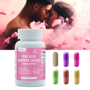 Chinaherbs Yoni Bliss : Capsules hydratantes pour l'hydratation vaginale, stimulant le plaisir féminin, nourrissant la zone vaginale, poudre d'orme glissant - Product Image 1