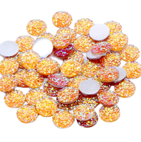 Handgemaakte DIY hars kleurverloop sterrenhemel patch met lijm-op kledingaccessoires losse strass steentjes