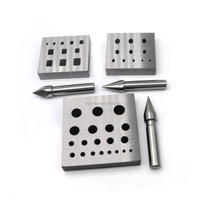 Outils de bijouterie, jeu de poinçons pour sertissage de bélière ronde, bloc de formage de bélière avec poinçon rond - Product Image 3
