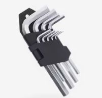 육각 Torx 티타늄 탄소강 아연 도금 모양 헤드 구멍이 긴 알렌 렌치 세트 - Product Image 3