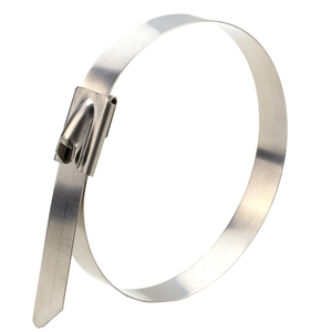 Nhà sản xuất trực tiếp giá 304 Ống thép không gỉ Kẹp thép không gỉ lớp bóng khóa zip quan hệ - Product Image 2