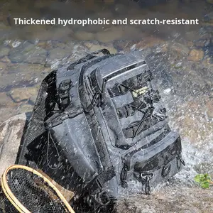 Sac à dos et sac bandoulière multifonctionnel en PVC Luya pour ranger les équipements de pêche, sac de rangement pour cannes à pêche, pour campeurs et pêcheurs - Product Image 4