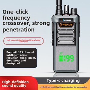 Radio Bidireccional Portátil XUNLIBAO de Alta Potencia 10W GMRS, 199 Canales, Largo Alcance, Civil, Q36 <span class=keywords><strong>Woki</strong></span> Toki con Filtro, Walkie Talkie, con Certificación CE y RoHS - Product Image 5