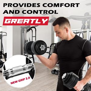 Lot <span class=keywords><strong>de</strong></span> 2 haltères avec crochets <span class=keywords><strong>de</strong></span> fixation, adaptés aux exercices <span class=keywords><strong>de</strong></span> développé couché, <span class=keywords><strong>de</strong></span> pectoraux et d'épaules, avec sangles <span class=keywords><strong>de</strong></span> maintien pour les poignets - Product Image 5