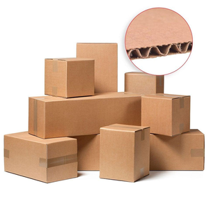 Embalaje de caja de fábrica Cartón corrugado Tamaño personalizado Impresión de logotipo en color MOQ bajo Venta caliente - Product Image 2