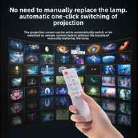 Projecteur 3D dynamique HD grande surface, veilleuse astronaute ciel étoilé avec haut-parleur Bluetooth et bruit blanc pour la décoration de chambre