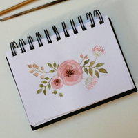 Libro de bocetos de papel kraft personalizado, A3, A4, A5, A6, espiral, dibujo, bocetos, venta al por mayor