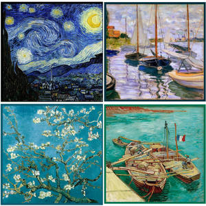 Écharpes carrées élégantes pour femmes 53*53cm, écharpe en <span class=keywords><strong>soie</strong></span> décorative avec dessin <span class=keywords><strong>de</strong></span> Nénuphars <span class=keywords><strong>de</strong></span> Picasso et Monet - Product Image 3