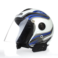 2026 Headset Interkom Helm Motor V6 Plus Baru Nirkabel Tahan Air Stereo untuk Komunikasi Audio Pengendara Motor