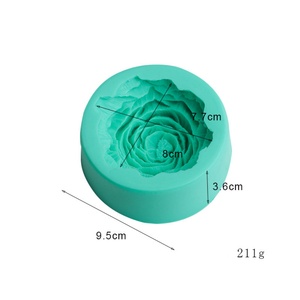 Moldes de Silicona 3D con Forma de Flor de Peonía para Jabón, Velas, Fondant, Decoración de Pasteles, Herramientas para Hornear, Molde de Silicona para Pastel de Chocolate - Product Image 5