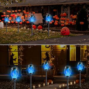 Luces Solares con Forma de Antorcha, Impermeables para Exteriores, Decoración de Jardín, Camino, Halloween - Product Image 3