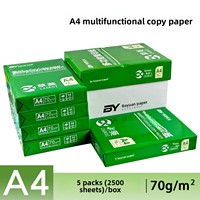 Papel de Fotocopia A4 de 70 g/m², 500 Hojas por Paquete, Embalaje Básico Chino, Suministros de Oficina Disponibles, Venta al por Mayor en Caja Completa