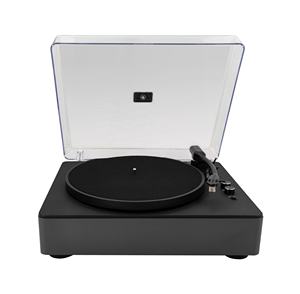 Lecteur <span class=keywords><strong>HiFI</strong></span> <span class=keywords><strong>vinyle</strong></span> LP look de mode moderne avec émetteur de dents bleues gramophone plateau tournant pleine taille - Product Image 2