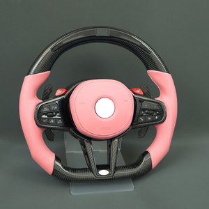 Volante in Fibra di Carbonio Personalizzato di Alta Qualità per BMW Serie 3 e 5 <span class=keywords><strong>G20</strong></span> <span class=keywords><strong>G30</strong></span>, Mantiene l'ACC Originale - Product Image 1