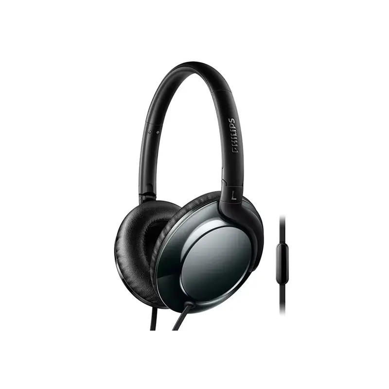 PHILIPS Headphone dengan Mikrofon "FLITE" SHL4805DC (DARK CHROME) Permainan Headset Headphone