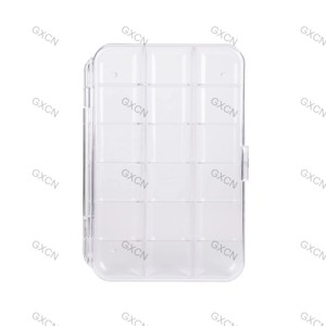 Caja <span class=keywords><strong>de</strong></span> aparejos <span class=keywords><strong>de</strong></span> pesca compartimentada transparente para pesca con mosca, caja <span class=keywords><strong>de</strong></span> señuelos ultra delgada, caja <span class=keywords><strong>de</strong></span> pesca con mosca hecha <span class=keywords><strong>de</strong></span> PC con servicios personalizados - Product Image 3