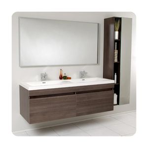 Tocador de alta calidad <span class=keywords><strong>Prima</strong></span>, tocador de baño para adultos montado en la pared independiente personalizado con espejo de lavabo de tocador con luces - Product Image 1