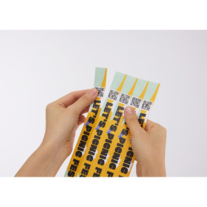 Pulseras impermeables [AnyWristband] de TYVEK a todo color, tipo conectado de 19 mm (3/4 pulgadas) para admisión - Product Image 5