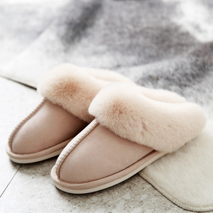 Pantoufles plates chaudes en peluche pour femmes, pantoufles d'hiver douces et confortables, chaussures en coton pour femmes, pantoufles d'intérieur en peluche, <span class=keywords><strong>fausse</strong></span> <span class=keywords><strong>fourrure</strong></span> en PVC - Product Image 2