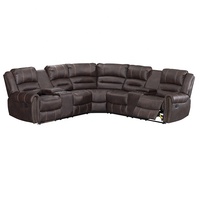 Factory Direct Rec lining Corner Nagel kopf Sectional Recliner Motion Sofa für Wohnzimmer Holzrahmen