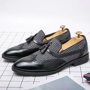 Zapatos Oxford de Cuero Genuino para Hombre, Diseño Formal Retro, de Lujo, Cómodos y Suaves, Gran Venta - Product Image 6