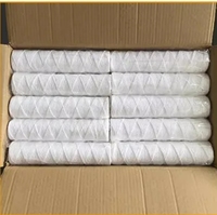 20/30 pouces 5 microns polypropylène chaîne enroulée Pp fil cartouche filtrante Pp coton élément filtrant fil enroulé filtres pour Machine