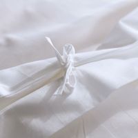 Ensemble de literie d'hôtel en coton égyptien personnalisé 300TC 400TC 600TC Housse de couette blanche Drap de lit Fabricant OEM
