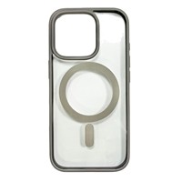 Casing Magnetik Akrilik untuk 16/15/17/13 Anti-Jatuh, Permukaan Halus, Mendukung Pengisian Daya Nirkabel, Desain Matte Finish Bergaya Ins