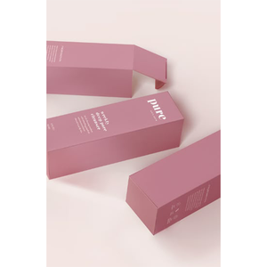 Carpeta de Papel para Crema Facial y Loción, con Logotipo Personalizado, Diseño Gratuito, Embalaje para Productos de Cuidado de la Piel, Laminación Mate, Esponja, Directo de Fábrica - Product Image 5