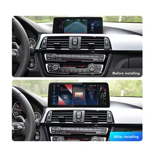 BMW 3/4 serisi için kablosuz Carplay F30 F31 F32 F3 F34 fabrika fiyat ID8 UI Android 13 sistemi Gps navigasyon araba Video oyuncular