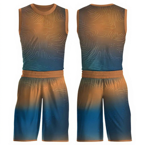 Uniforme de basket-ball personnalisé multicolore pour adultes, design unique pour équipe sportive - Product Image 1