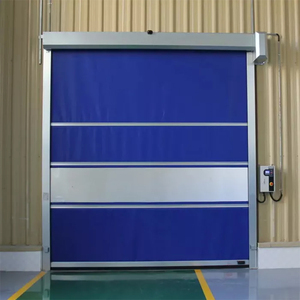 Puerta Rápida Enrollable de <span class=keywords><strong>PVC</strong></span> Industrial de Alta Velocidad, Automática y Flexible, para <span class=keywords><strong>Entrada</strong></span> de Almacén, Taller o Fábrica - Product Image 1