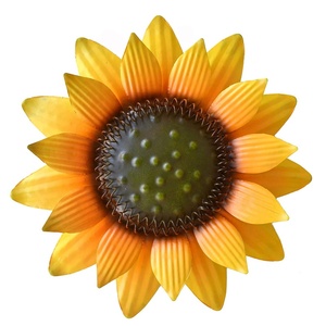 Oniya tournesol métal tenture <span class=keywords><strong>murale</strong></span> chambre en plein air maison jardin mur Art décor - Product Image 1