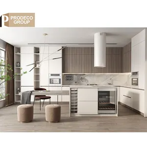 Prodeco Cucina Completa Modern Modular Complete Melamine Kitchen Units Set Modern Cabinet Kitchen Wall Cupboard