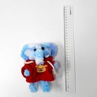 Kit de Bricolage Éléphant Artisanat DIY en Velours Corail et Tiges de Chenille avec Ensemble Complet d'Animaux en Peluche OEM