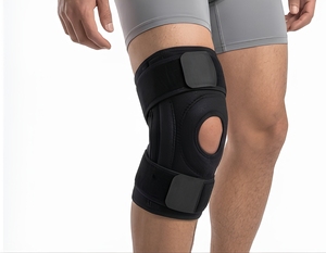 Rodillera articulada ajustable con cierre de velcro para alivio de esguinces - Product Image 2