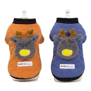 Beautiful Pets Dog Cotton-Padded Coat Deer Pattern Winter Warm Small Breed Pet <b>Clothes</b> - Product Image 2