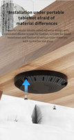 Vente flash 2024 - Chargeur sans fil longue portée invisible intégré sous le bureau pour iPhone, charge rapide TYPE-C CE FCC ROHS