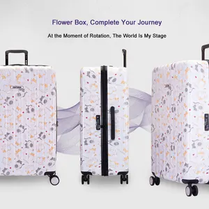 Chuyên nghiệp vali nhôm cabin xe đẩy trường hợp mang theo trên ABS du lịch Thanh lịch hành lý với bánh xe