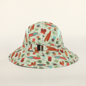 Wholesale <strong>Custom</strong> Logo All Over <strong>Printing</strong> <strong>Bucket</strong> Hat,Women Beach Bell Gorras,Summer Fisherman Quick Dry Sun Cap - Product Image 6