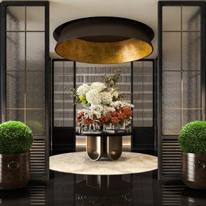 ฉากกั้นสแตนเลสสำหรับล็อบบี้โรงแรมและร้านอาหาร ผลิตตามสั่ง ผลิตในประเทศจีน - Product Image 2