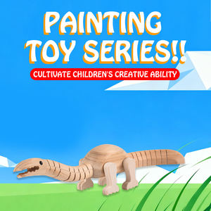 Houten Milieuvriendelijke Zelfklevende Educatieve Dierenlichaam Schommel Speelgoed Decoratie - Product Image 2