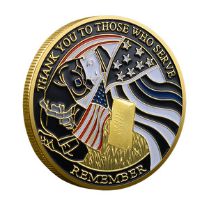Moneta Commemorativa in Metallo Personalizzata con Incisione di Ringraziamento per Chi Serve - Product Image 2