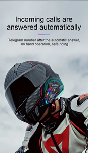 Casque de casque de moto Y20 1000Mah réduction de Noize sans fil mains libres étanche écouteur de moto - Product Image 6