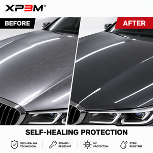 Film de protection de peinture (PPF) en vinyle TPU brillant OEM XP3M Nano Gris 7,5 mil, auto-réparant, anti-rayures, anti-jaunissement, avec canaux de libération d'air - Product Image 3