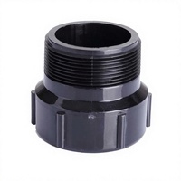 Adaptateur de fermeture de fût en plastique forgé S60x6 femelle à raccord de tuyau mâle BSP de 2 pouces pour réservoirs IBC