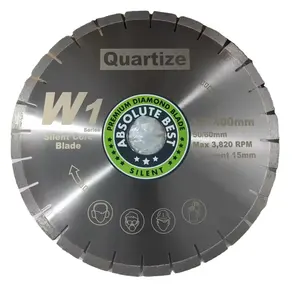 W1 Diamond Saw Blade Silent Cutting Quartzite, Quartz, Granite Bridge Saw Blade Manufacturers Diamond Disc For Quartzite